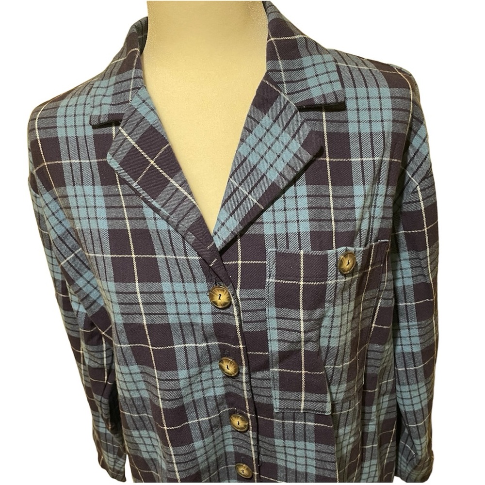 Pacsun Modern Renewal Flannel Button Down Small - Picture 2 of 6